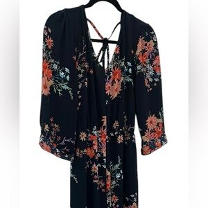 Wrapper Jumpsuit Floral  Women’s Size M